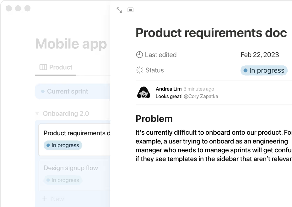 Notion — Product requirements document
