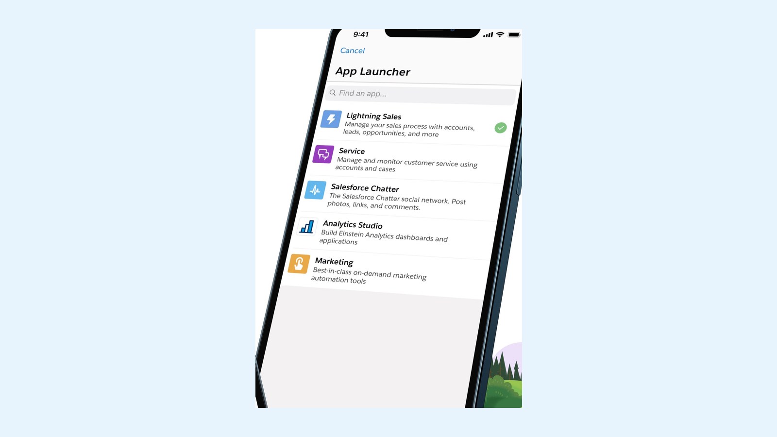 Salesforce App Launcher (App Store screenshot)